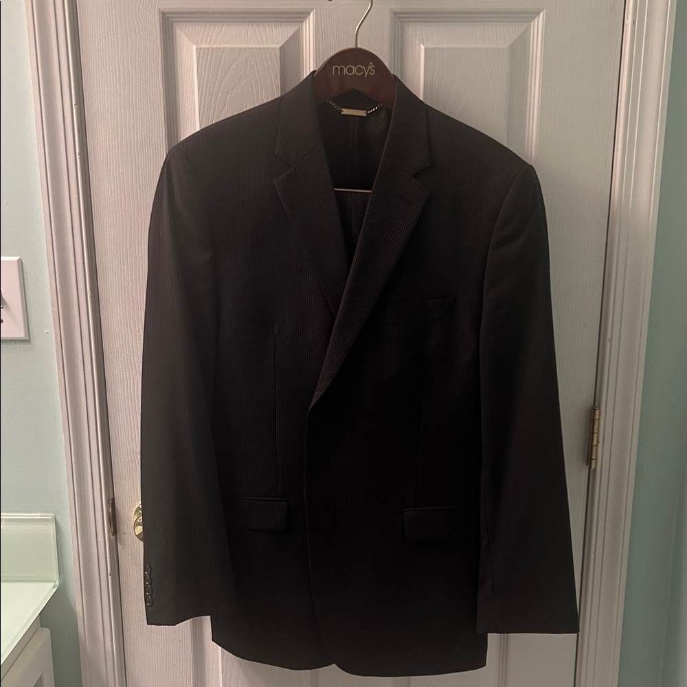 Macy's Classic Black Suit - 40R
